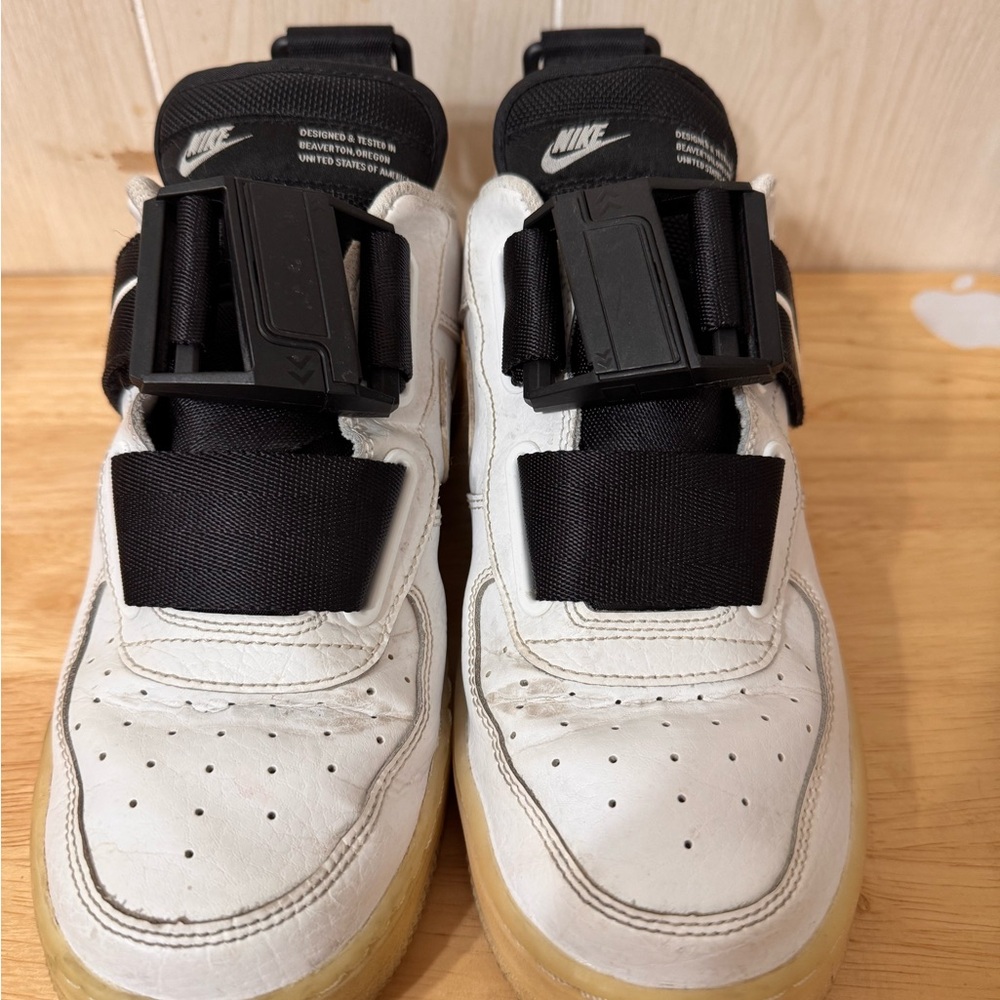 Nike Air Force 1 Utility Sneaker White and Gum